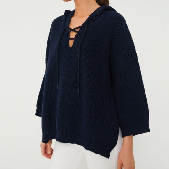 Tuckernuck Navy Knit Declan Pullover - Picture 2 of 5